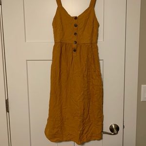 Mustard yellow sundress